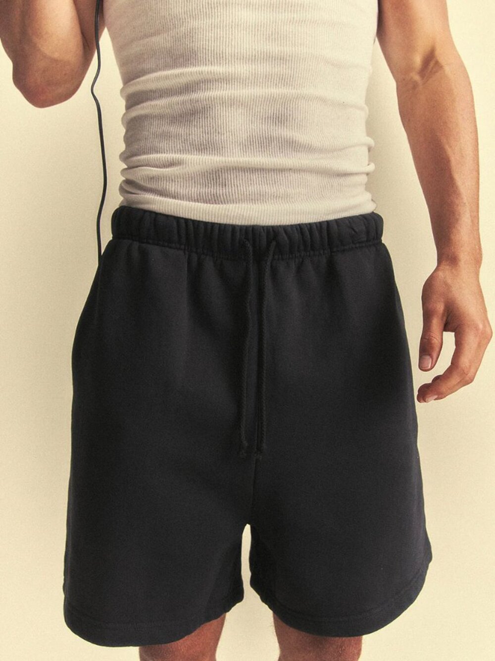 Elwood Core Sweat Short — Vintage Black, Size S - Picture 3 of 8